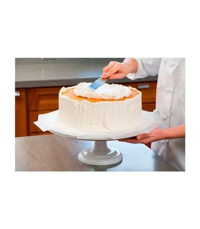 Stand melamina blanco pastel tarta.-Cocina y Repostería