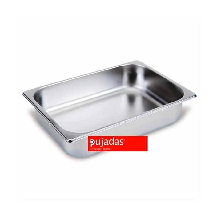 Cubeta de Pujadas para heladería en Acero Inoxidable Hostelería