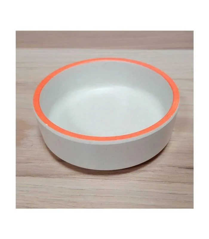 Plato coleccion terracota blanco