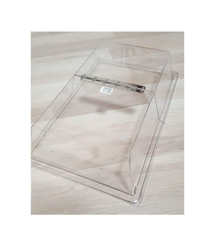 Tapa rectangular plegable