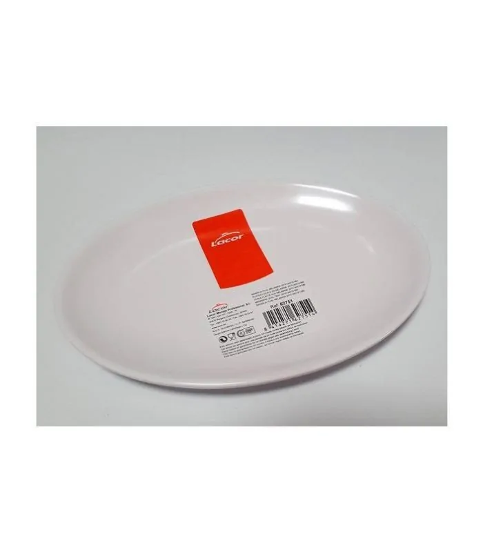 Bandeja ovalada de melamina