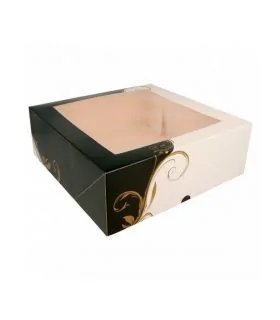 Cajas con ventana pastelería