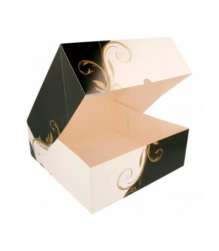 Cajas con ventana pastelería
