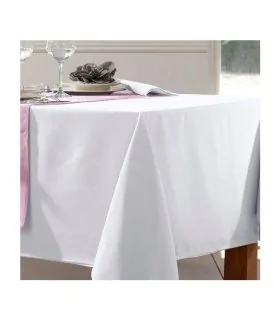 mantel blanco satén