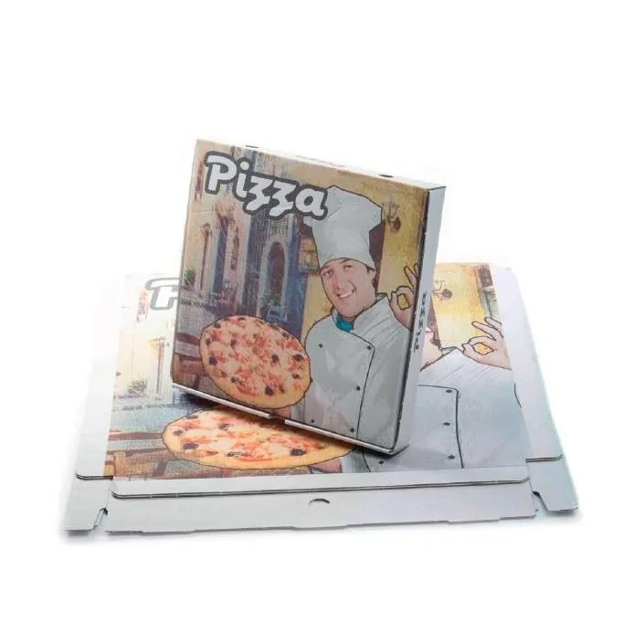 Caja Para Pizza De Carton Caja Pizza Servicio A Domicilio