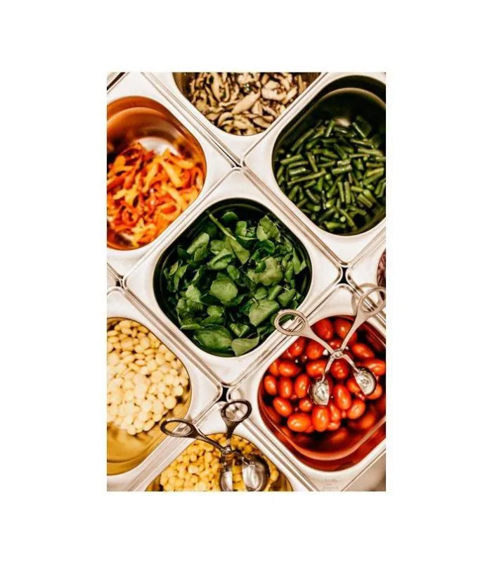 Cubeta GN 1/6 acero inoxidable