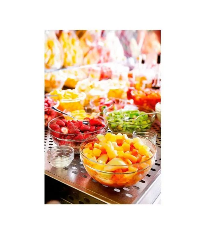 Mini ensaladera transparente