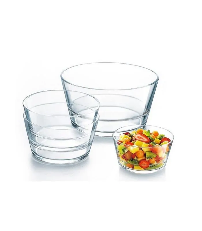 Ensaladera en vidrio templado
