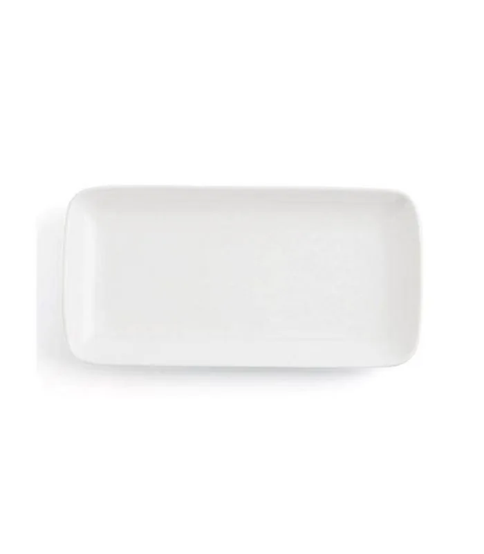 Fuente rectangular blanca