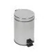 Papelera inox con pedal