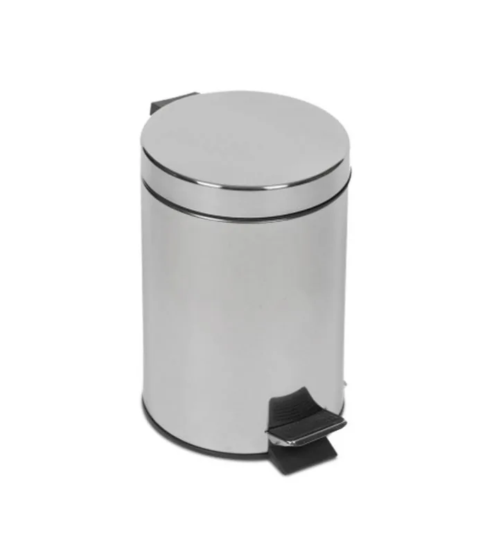 Papelera inox con pedal
