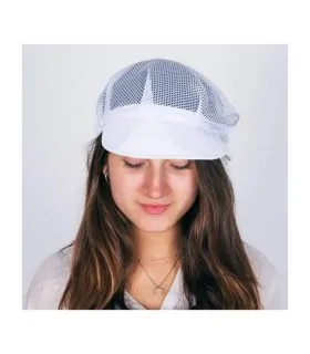 Cofia rejilla con visera