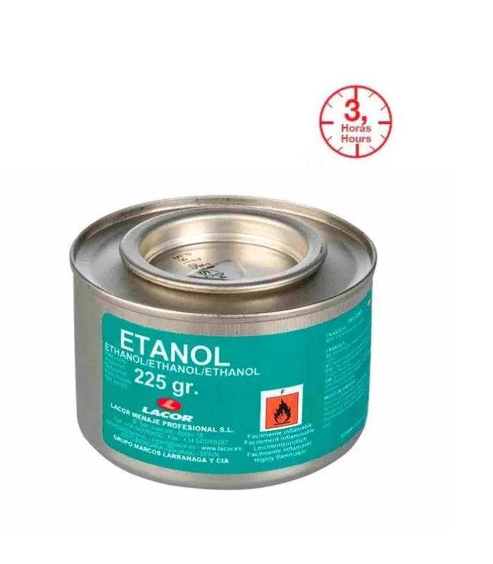 Lata de gel combustible para cocinar de Lacor