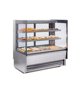 vitrina caliente para pastelería