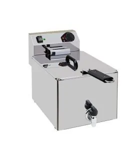 freidora profesional con grifo de 7 litros