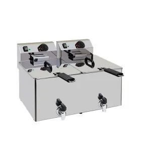 camaranda freidora industrial doble 7+7 litros