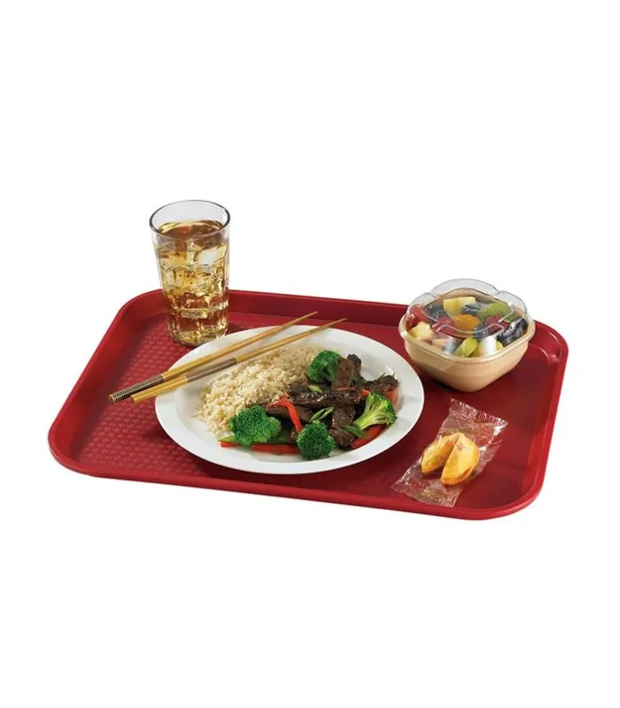 bandeja autoservicio roja