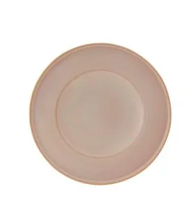 Plato llano color arena