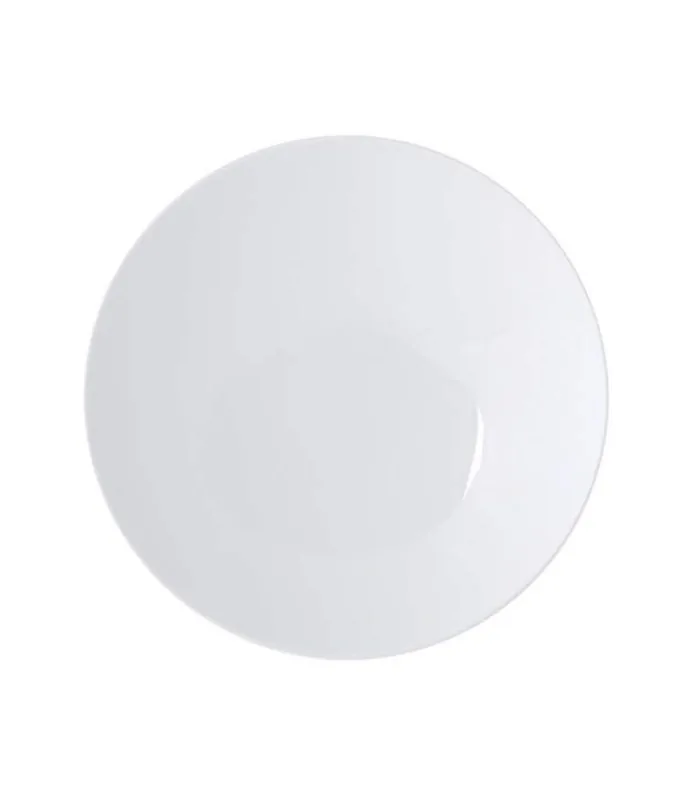 plato hondo porcelana
