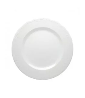 Plato de pan fabricado en porcelana de la colección escorial