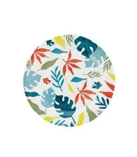 plato postre melamina selva