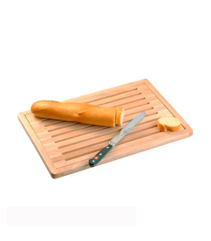 Una tabla para cortar el pan al milímetro