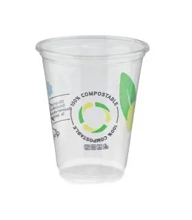 vaso PLA biodegradable