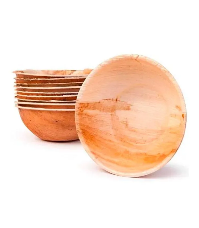 Bol desechable hoja de palma