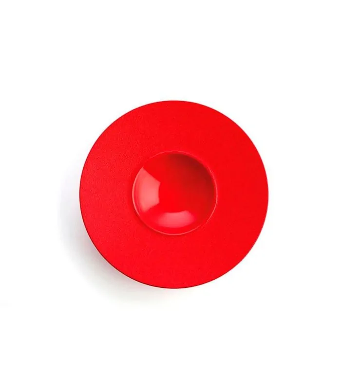 Plato gourmet Antracita rojo