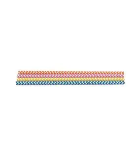 Pajitas de colores diseño ola