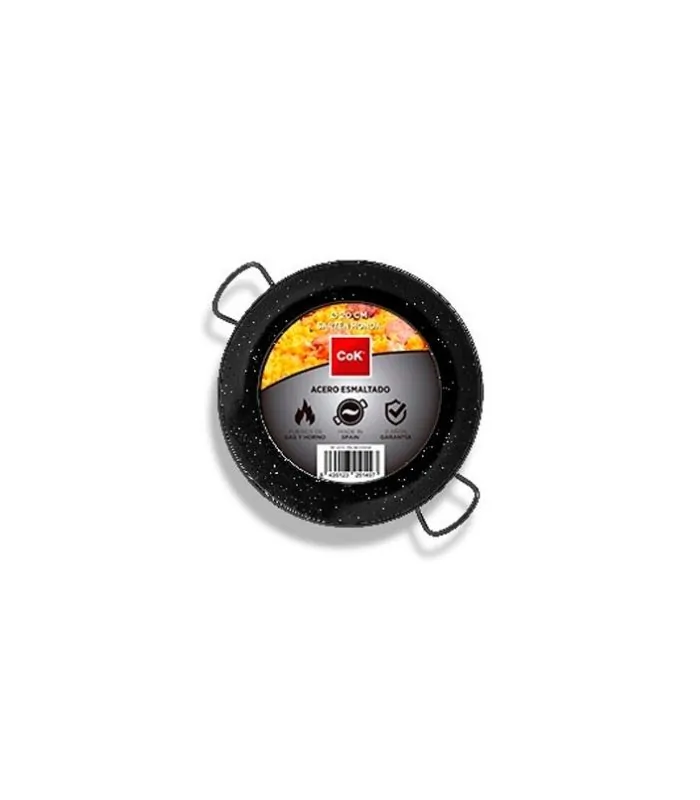 Sartén esmaltada con asa para tapas