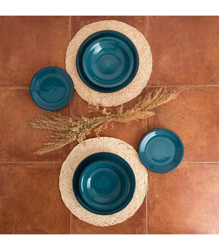 set 18 piezas vajilla zafiro vita