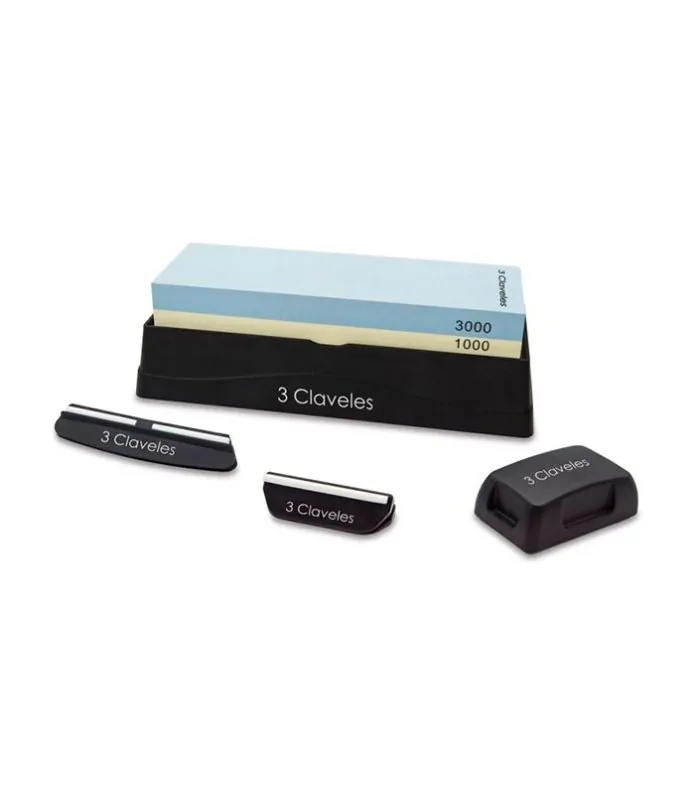 piedra de afilar con guias 3 claveles
