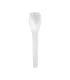 Cucharilla helado 10cm blanca CPLA