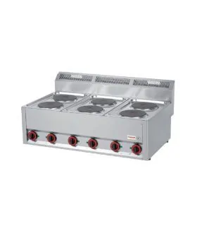Savemah cocina eléctrica 6 placas CE-6F