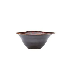 Qualitat bol irregular 16,5cm Oxidum Red