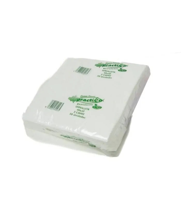 Servilletas 40x40 lisa blanca