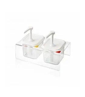 Araven Set 2 Dispensadores de salsas GN1/6 30ml