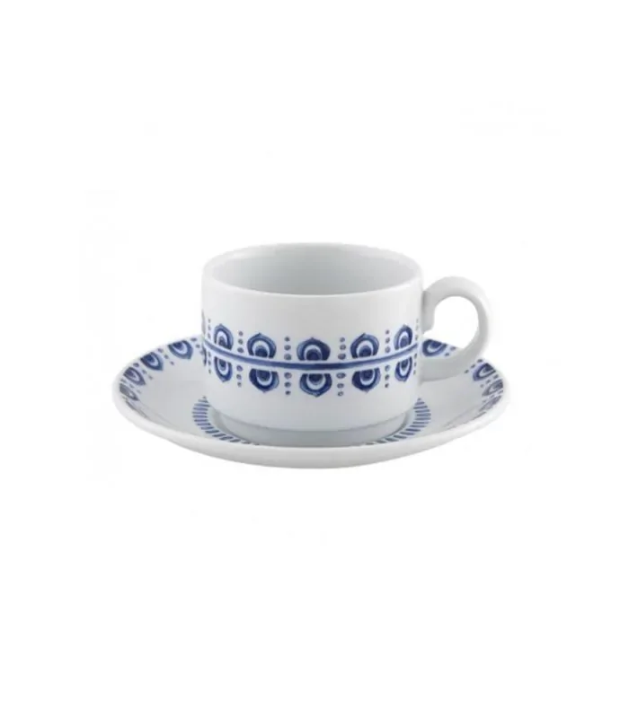 Vista Alegre Taza con platillo Azure Lux