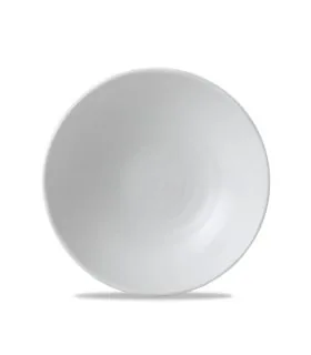 Plato organic coupe blanco