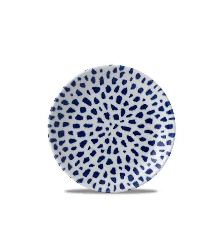 Coupe terrazzo blue dudson vajilla plato