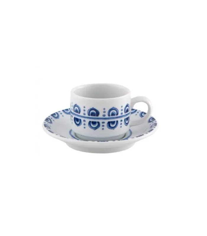 Vista Alegre Taza con platillo Azure Lux 9 cl