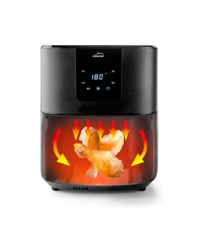 cocción freidora crystalfry de 7 litros de lacor